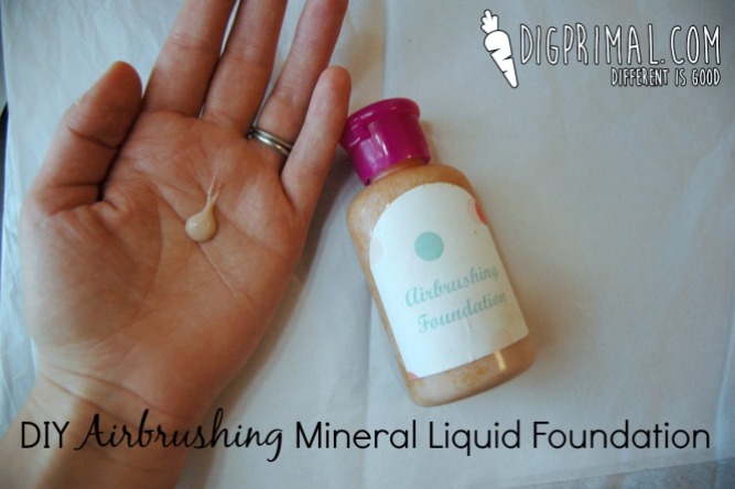 DIY Airbrushing Mineral Liquid Foundation